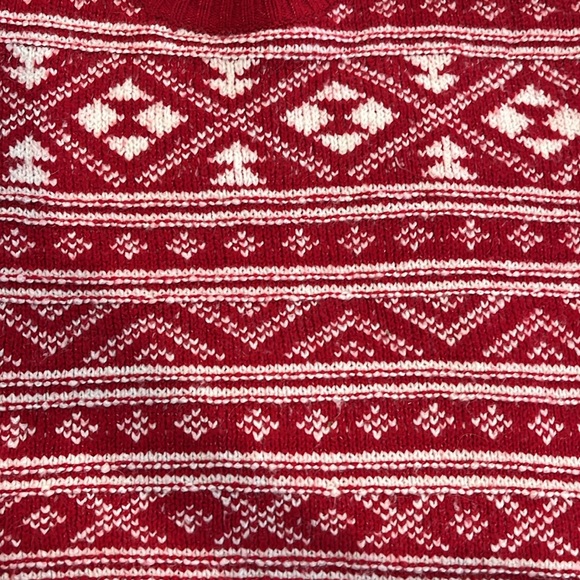 American Eagle Fair Isle Pullover Crop Sweater; Size M; NWOT - Picture 9 of 9